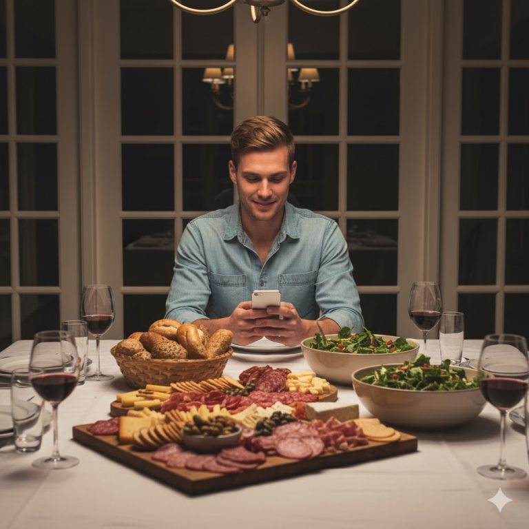 Para mi 34º cumpleaños, invité a todo el mundo a cenar a las 18 h.