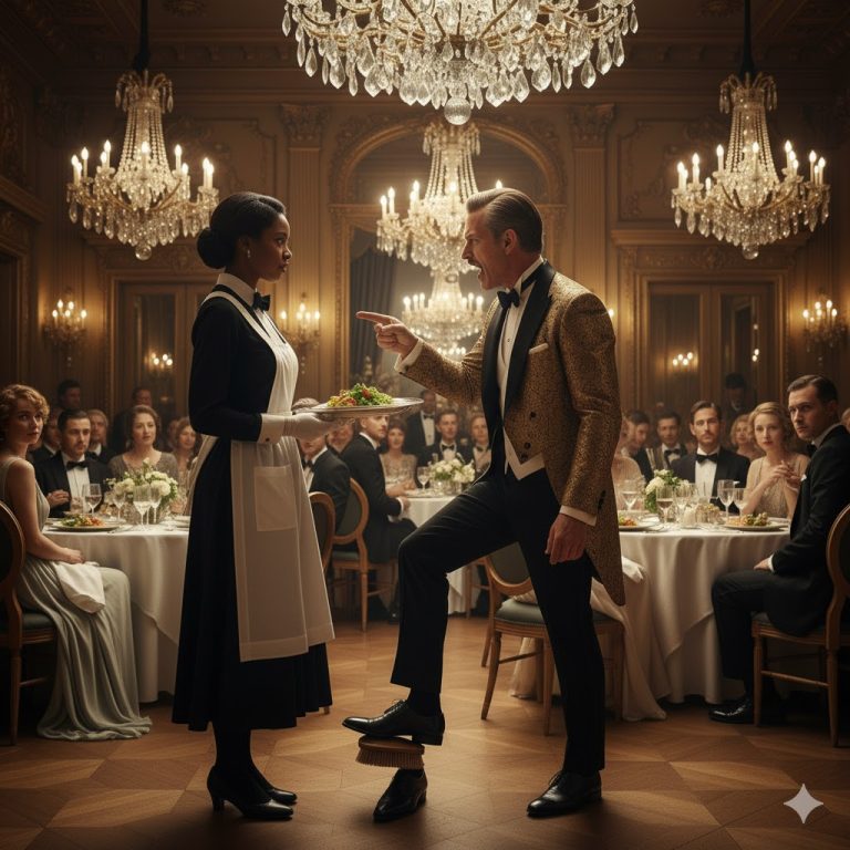 El Magnate Ordenó: “¡Híncate y Límpiame los Zapatos!” – La Valiente Respuesta de la Mesera que Sacudió un Imperio