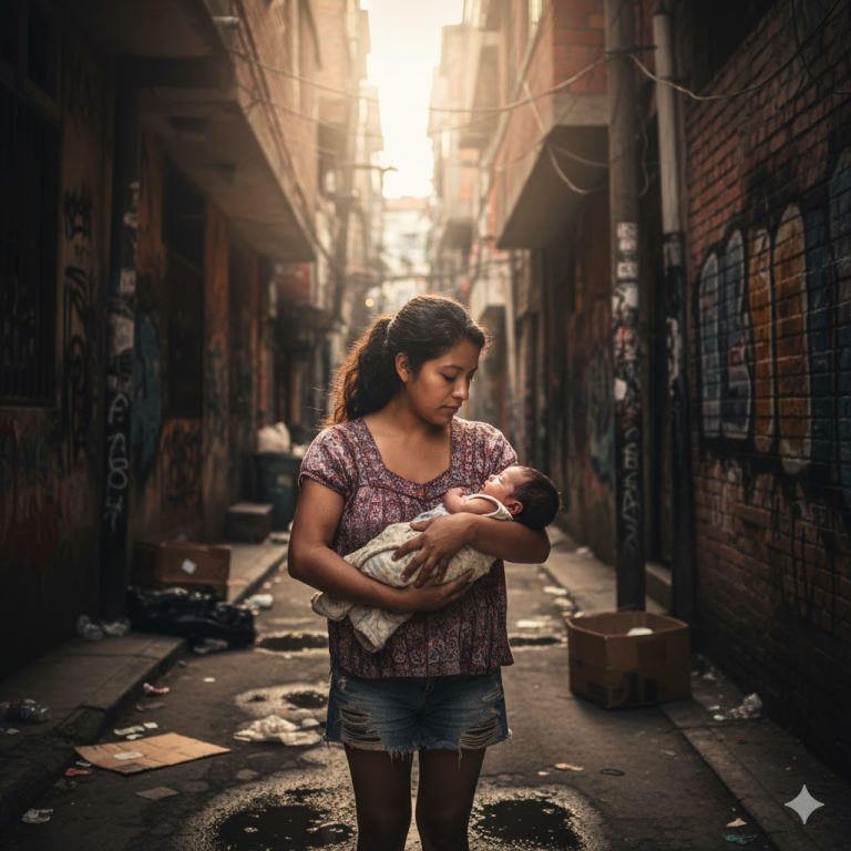 “La chica pobre que salvó al bebé abandonado… ¡y no sabía que era el hijo del empresario más famoso del país!”