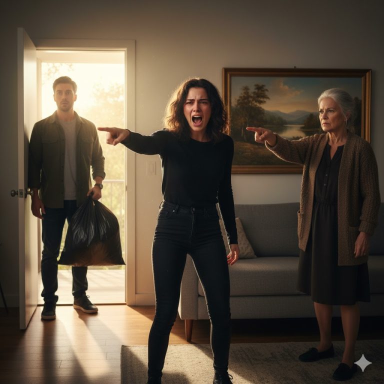 Querida suegra, hazme un favor: llévate a tu querido hijo y sal de mi departamento.