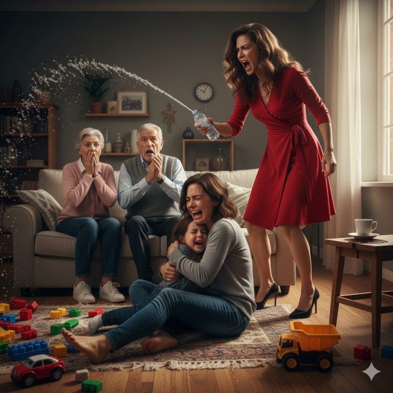 Después de que mi hermana roció perfume en los ojos de mi hijo, mamá se rió y dijo: «Si ahora se queda ciego, quizá no se dé cuenta de que es una carga». Papá añadió: «Al menos ahora huele bien». No tenían idea de lo que estaba por venir…