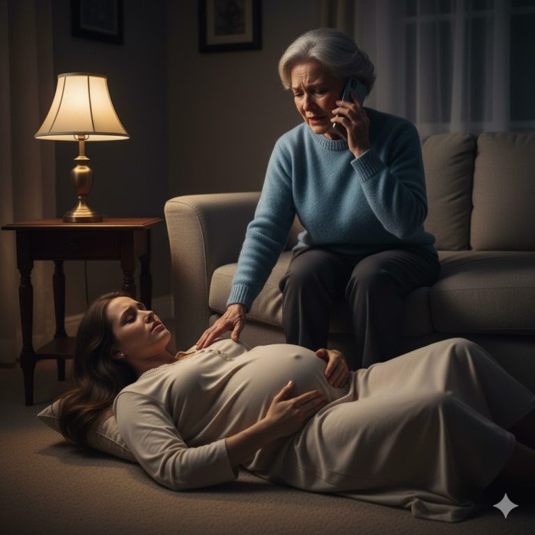 Llegué sin avisar para visitar a mi hija embarazada —solo para descubrirla desplomada en el suelo. En ese mismo instante, su esposo estaba en un yate con otra mujer. Le envié ocho palabras, y se puso pálido al instante