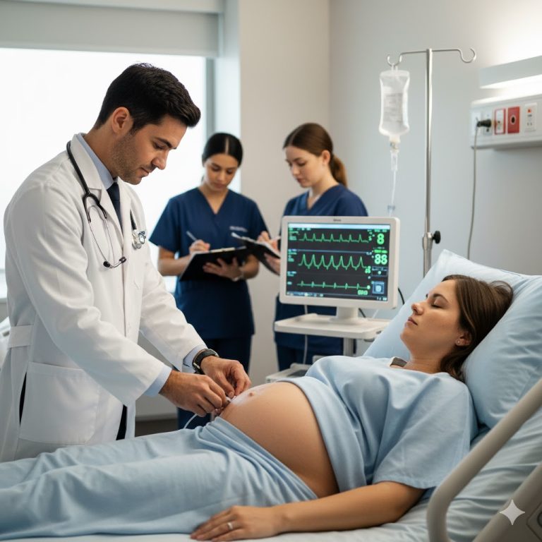 Mientras cambiaba las vendas de una joven que había estado en coma…