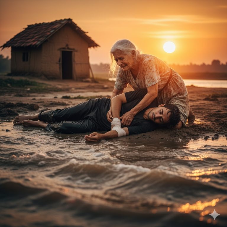 “Mis manos de 76 años sacaron un cuerpo atado del río. Estaba vivo… y era el millonario desaparecido que toda España buscaba. Lo que pasó después cambió mi destino para siempre.”