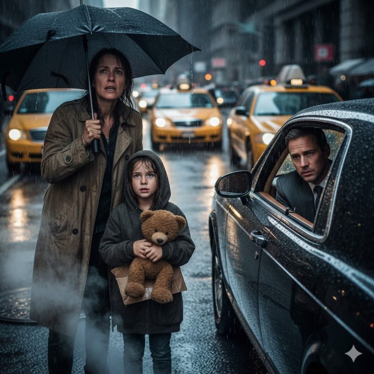 Un millonario, de camino al aeropuerto, ve a un hombre sin hogar con un niño bajo la lluvia y le confía las llaves de su casa. Pero a su regreso, el descubrimiento que hace lo conmociona…