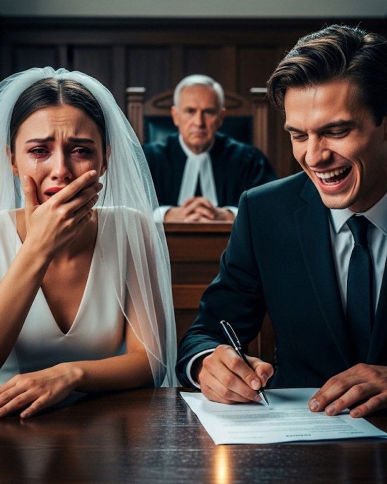 Él firmó los papeles del divorcio, burlándose de mí… Hasta que el juez leyó en voz alta el testamento de mi padre.