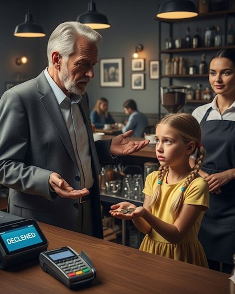 La tarjeta del millonario fue rechazada… las miradas de desprecio se clavaron en él… lo que nadie esperaba vino de alguien muy pequeño…