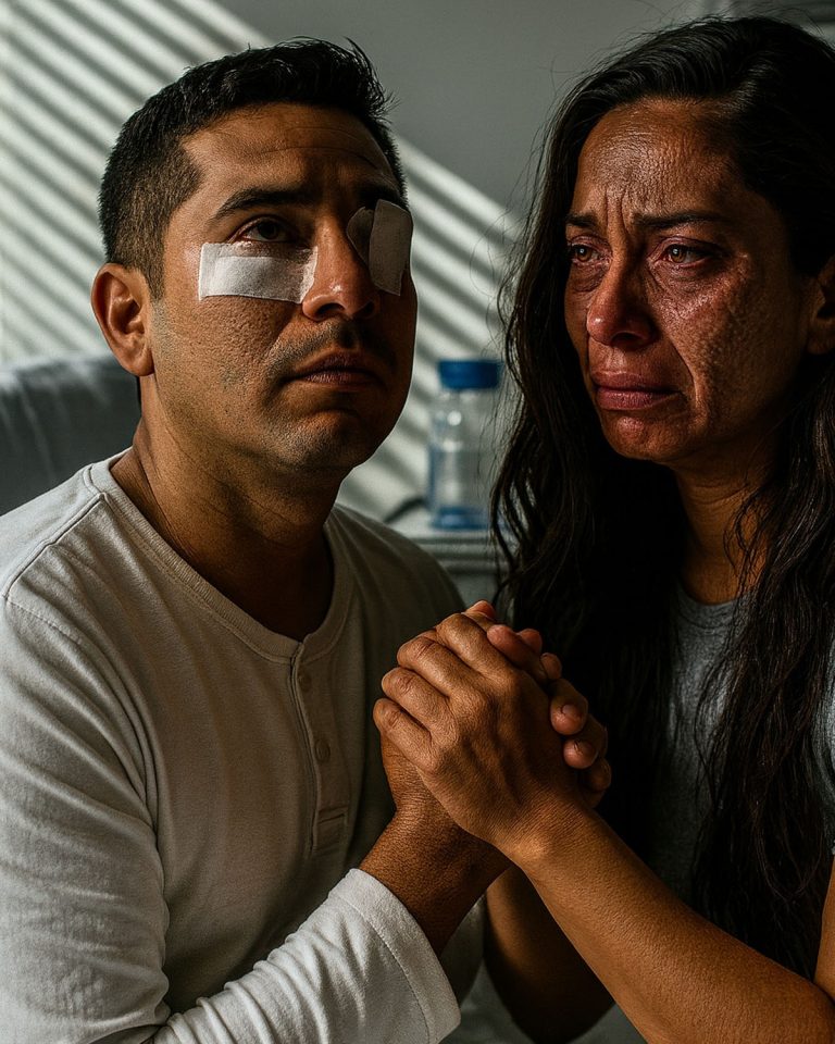 Me casé con un ciego que no sabía que estaba desfigurada; ahora quiere operarme para verme.