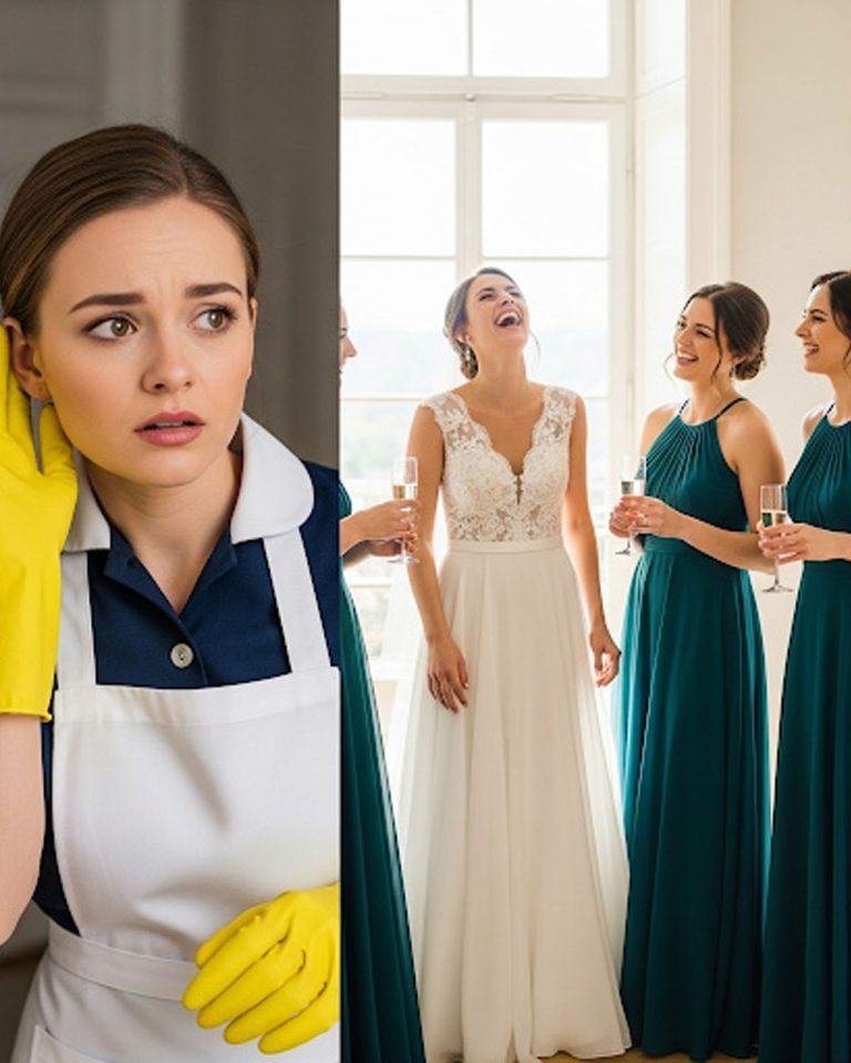 UNA EMPLEADA DE LIMPIEZA ESCUCHÓ LA CONFESIÓN DE LA NOVIA MINUTOS ANTES DE LA BODA Y…