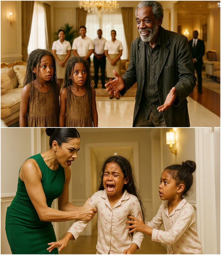 Gemelos sin hogar le dieron su única comida a un mendigo ciego, sin saber que es un multimillonario que…