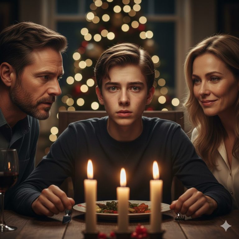 En La Cena De Navidad, Papá Anunció: “Eres Una Carga Y No Puedes Vivir Con Nosotros Más”…