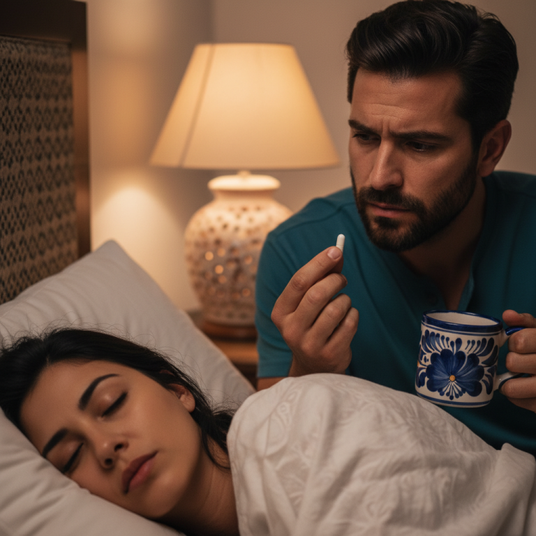 “He Slipped Sleeping Pills Into My Tea Every Night — So One Evening I Pretended to Drink It… and What I Saw After Closing My Eyes Revealed a Secret Hidden Inside Our House That Changed Everything Forever”